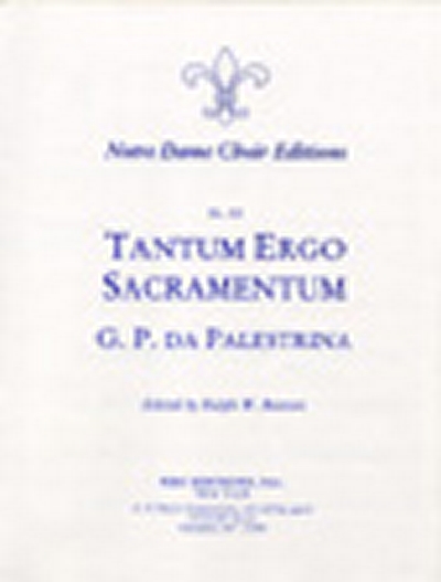 Tantum Ergo Sacramentum (PALESTRINA GIOVANNI PIERLUIGI DA)
