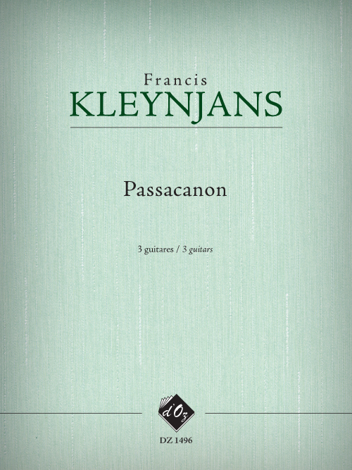 Passacanon, Op. 260 (KLEYNJANS FRANCIS)