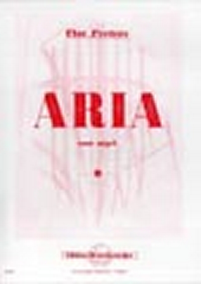 Aria In G Op. 51 (PEETERS FLOR)