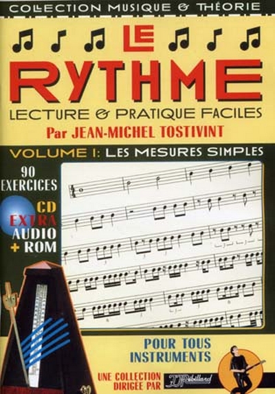 Rythme Vol.1 Mesures Simples Extra Audio Et Rom (TOSTIVINT JEAN-MICHEL)