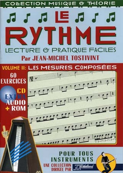 Rythme Vol.2 Mesures Composees Extra Audio Et Rom (TOSTIVINT JEAN-MICHEL)