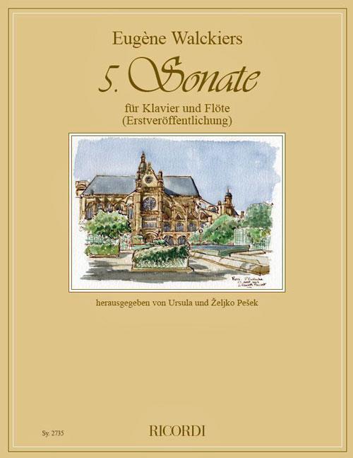 Sonate Nr. 5 (Erstveröffentlichung) (WALCKIERS EUGENE)