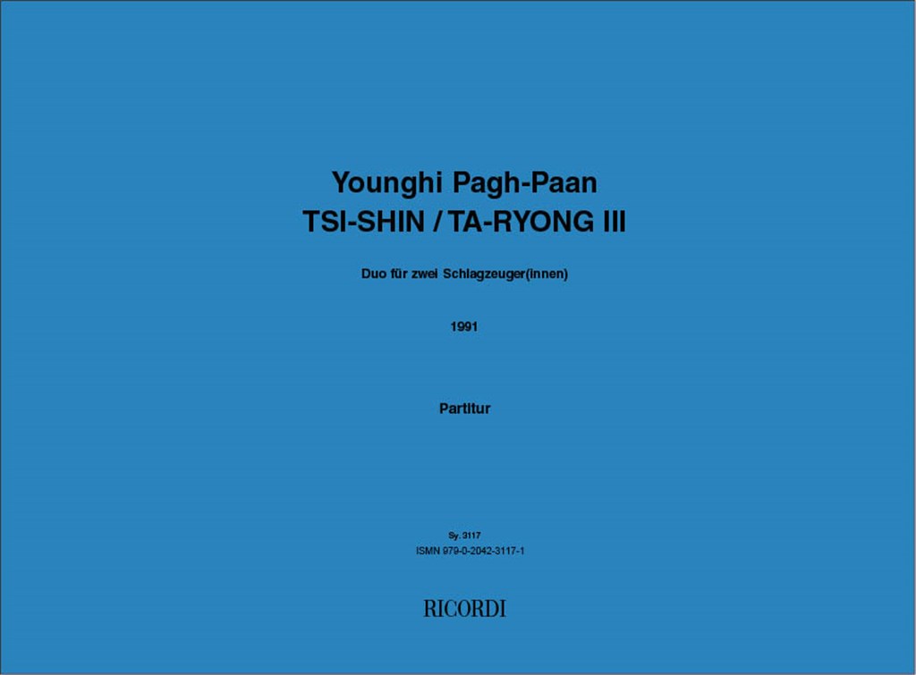 Tsi-Shin - Ta -Ryong III (PAGH-PAAN YOUNGHI)
