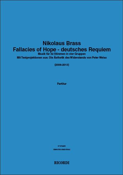 Fallacies Of Hope - Deutsches Requiem (BRASS NIKOLAUS)