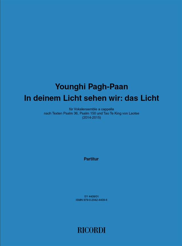 In Deinem Licht Sehen Wir: Das Licht (PAGH-PAAN YOUNGHI)