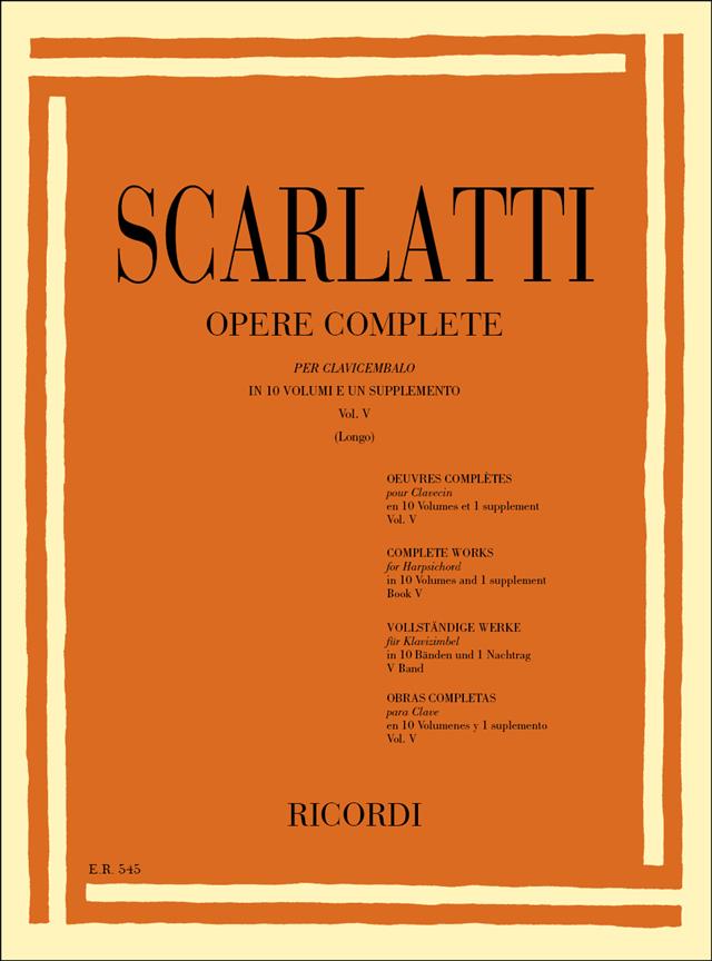 Opere Complete Per Clav. Vol.5 (SCARLATTI DOMENICO)
