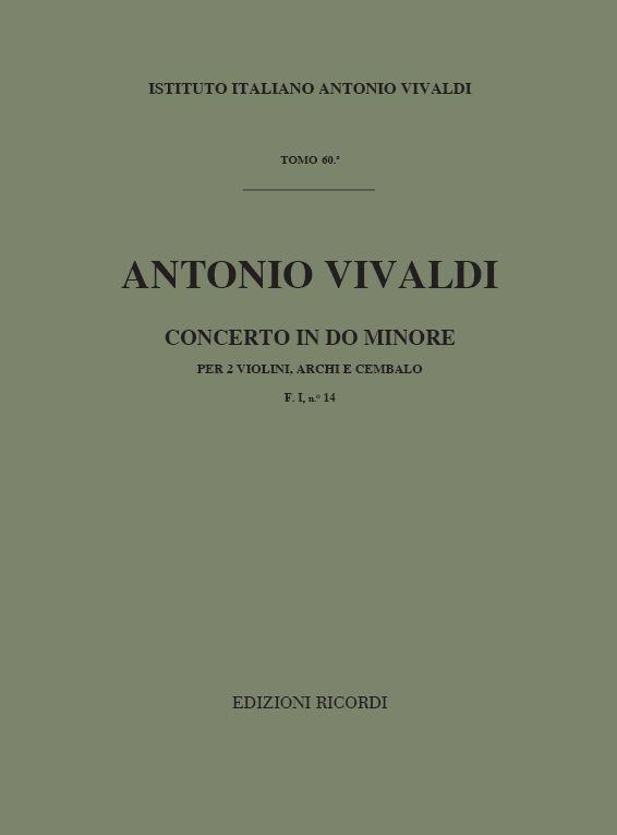 Concerto Per Vl. Archi E Bc: Per 2 Vl. In Do Min. Rv 510 F.I/14 Tomo 60 (VIVALDI ANTONIO)