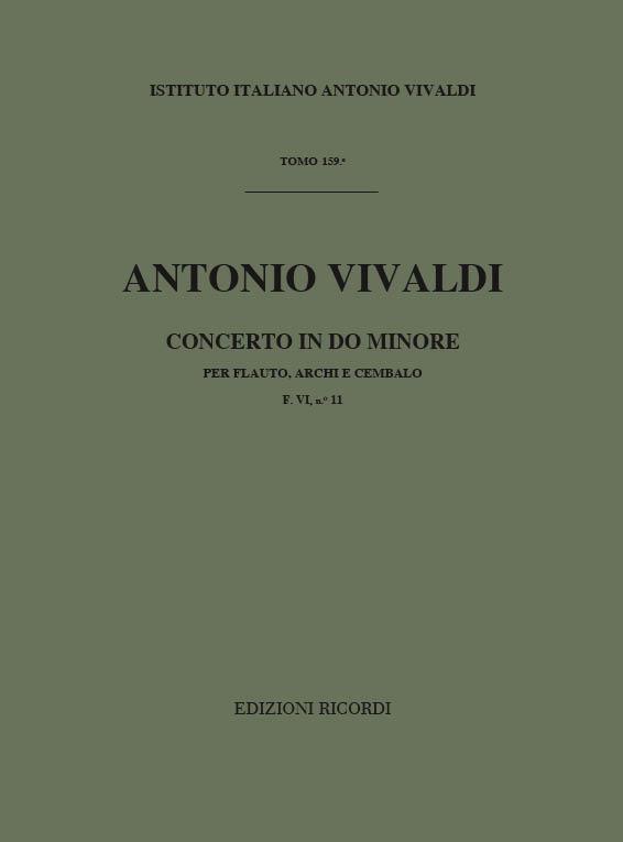 Concerto Per Fl., Archi E B.C.: In Do Min. Rv 441 - F.VI/11 Tomo 159 (VIVALDI ANTONIO)