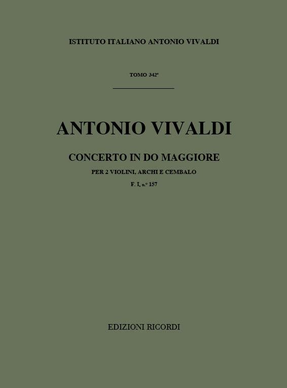 Concerto Per Vl.Archi E B.C.: Per 2 Vl. In Do Rv 506 - F.I/157 Tomo 342 (VIVALDI ANTONIO)