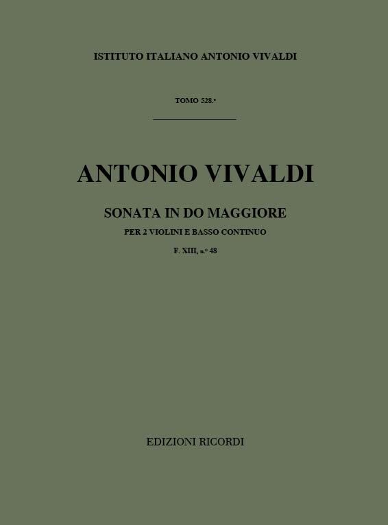 Sonate Pour Vl. E B.C.: Pour 2 Vl. In Do Rv 60 - F.XIII/48 Tomo 528 (VIVALDI ANTONIO)