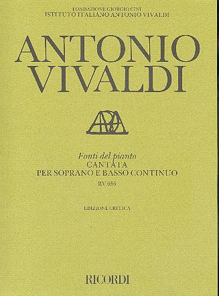 Fonti Del Pianto. Cantata Per S. E B.C. Rv 656 (VIVALDI ANTONIO)