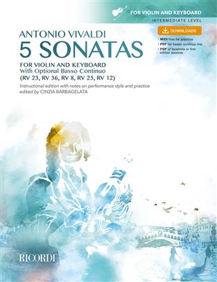 5 Sonatas For Violin And Keyboard (VIVALDI ANTONIO)