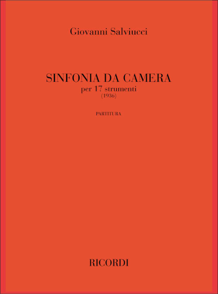 Sinfonia Da Camera (SALVIUCCI GIOVANNI)