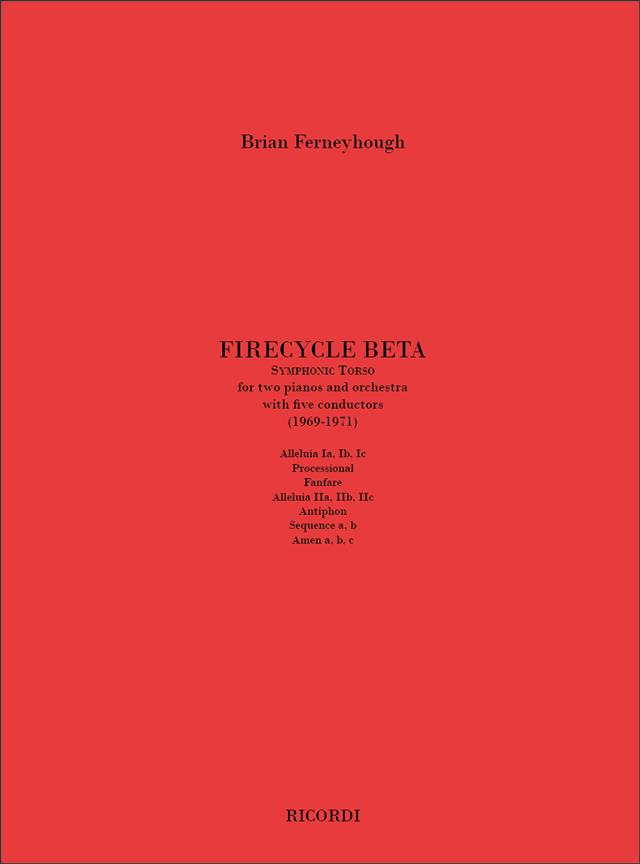 Firecycle Beta (FERNEYHOUGH BRIAN)
