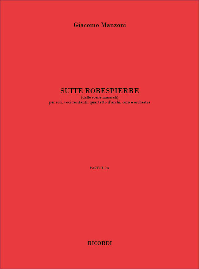 Suite Robespierre (Dalle 'scene Musicali')