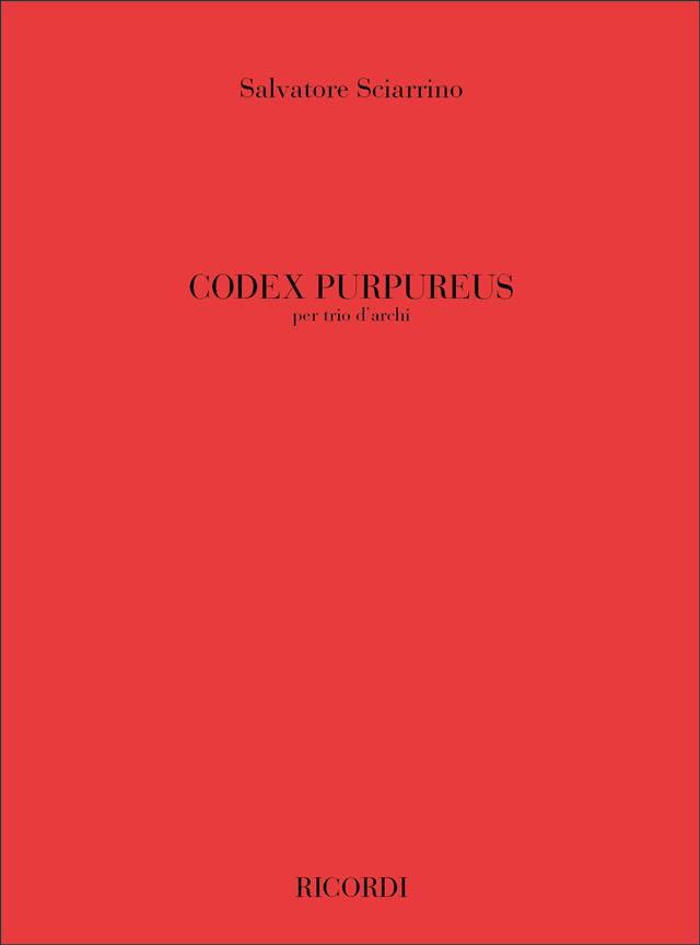 Codex Purpureus (SCIARRINO SALVATORE)