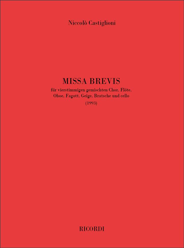 Missa Brevis (CASTIGLIONI NICCOLO)