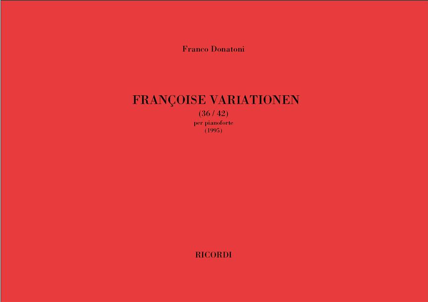 Francoise Variationen (36-42)