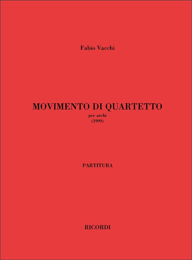 Movimento Di Quartetto (VACCHI FABIO)