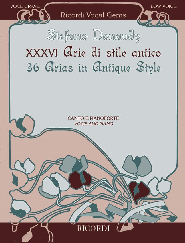 36 Arie Di Stile Antico (DONAUDY STEFANO)