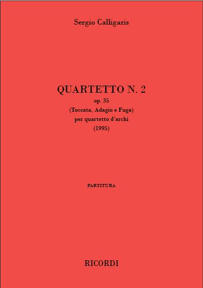 Quartetto # 1 Op. 35 (CALLIGARIS SERGIO)