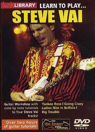 Dvd Lick Library Learn To Play Steve Vai (2 Dvds)