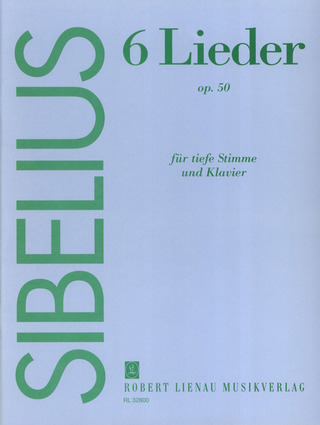 6 Lieder Op. 50 L.Vce Pft (SIBELIUS JEAN)