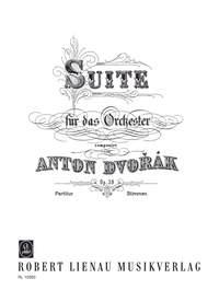 Suite Op. 39. Partition (DVORAK ANTONIN)