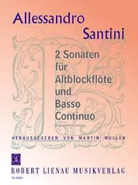 2 Sonatas (SANTINI ALLESSANDRO)