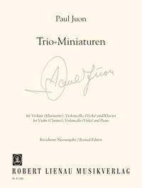 Trio Miniatures From Op. 18 And Op. 24 (JUON PAUL)