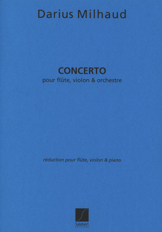 Concerto Flûte Violon/Piano Reduction
