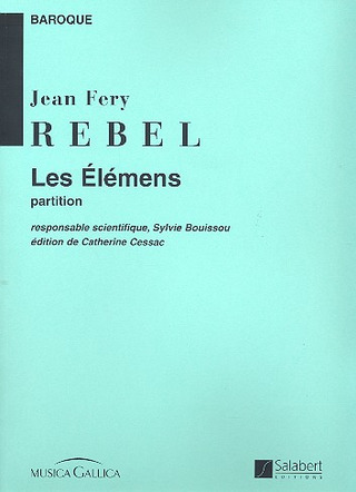 Les Elemens Orchestre De Chambre Partition (REBEL JEAN-FERY)