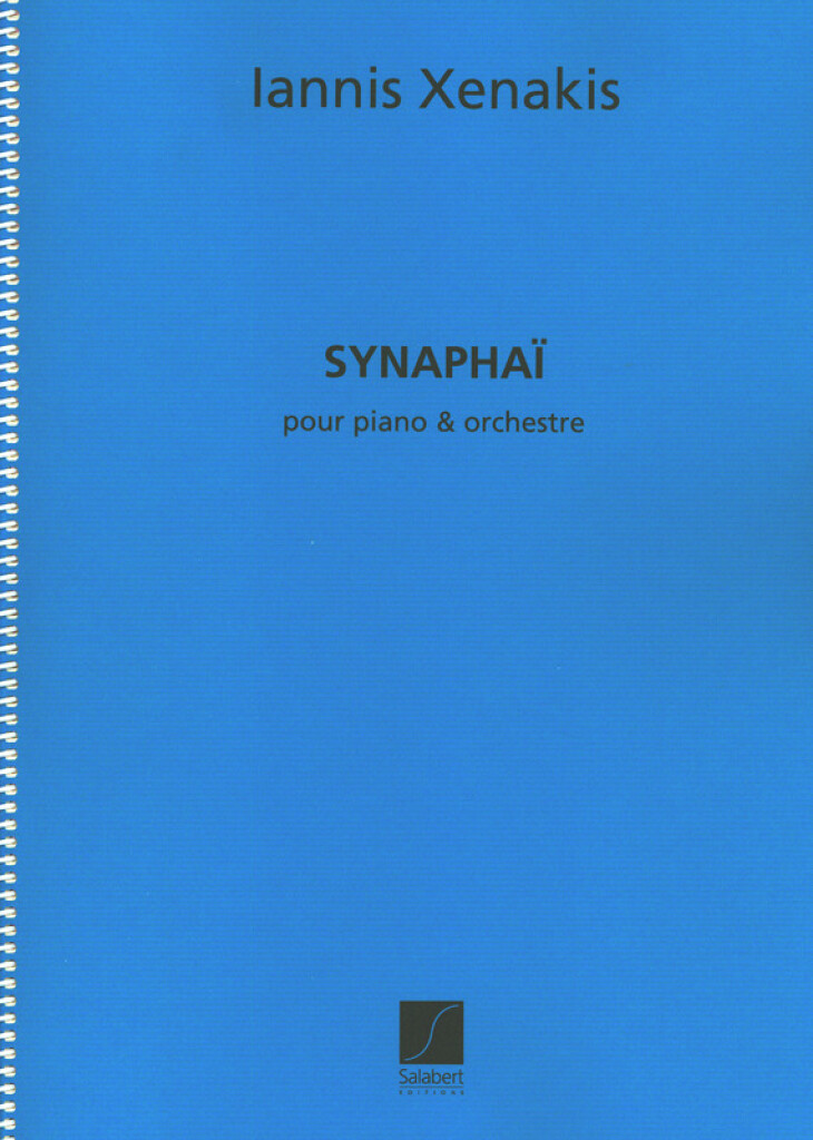 Synaphai Piano Et Orchestre Partition (XENAKIS IANNIS)