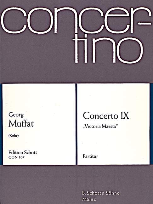 Concerto IX (MUFFAT GEORG)