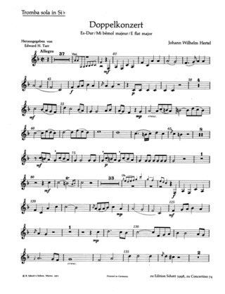 Double Concerto E Flat Major