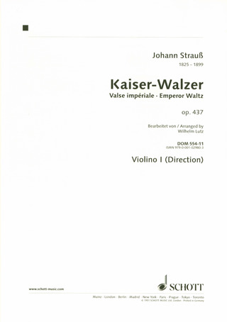 Kaiserwalzer Op. 437 (STRAUSS JOHANN (FILS))