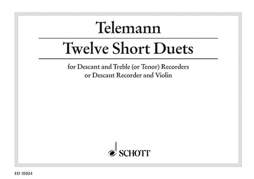 12 Short Duets (TELEMANN GEORG PHILIPP)