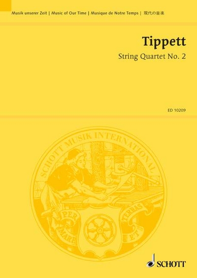 String Quartet #2 (TIPPETT MICHAEL SIR)