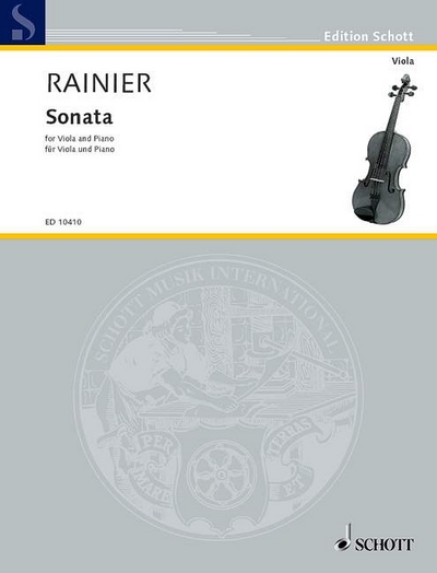 Viola Sonata (RAINIER PRIAULX)