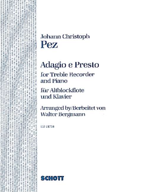 Adagio E Presto (PETZ JOHANN CHRISTOPH)