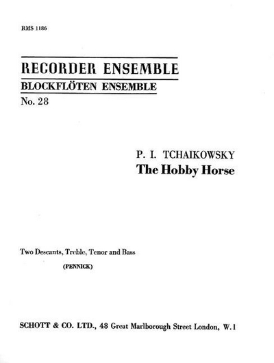 The Hobby Horse Op. 39/3 (TCHAIKOVSKI PIOTR ILITCH)