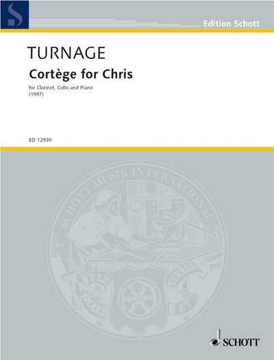 Cortège For Chris (TURNAGE MARK-ANTHONY)