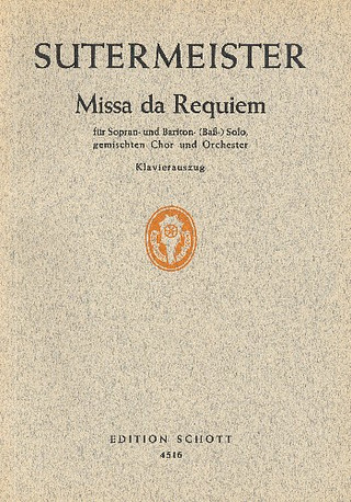 Missa Da Requiem (SUTERMEISTER HEINRICH)