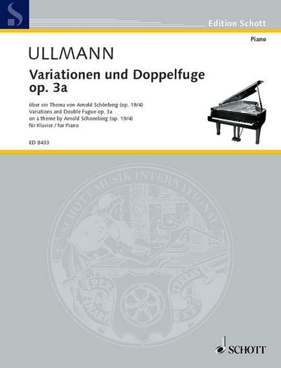 Variations And Double Fugue Op. 3A (ULLMANN VIKTOR)