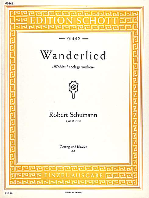 Wanderlied Op. 35/3 (SCHUMANN ROBERT)