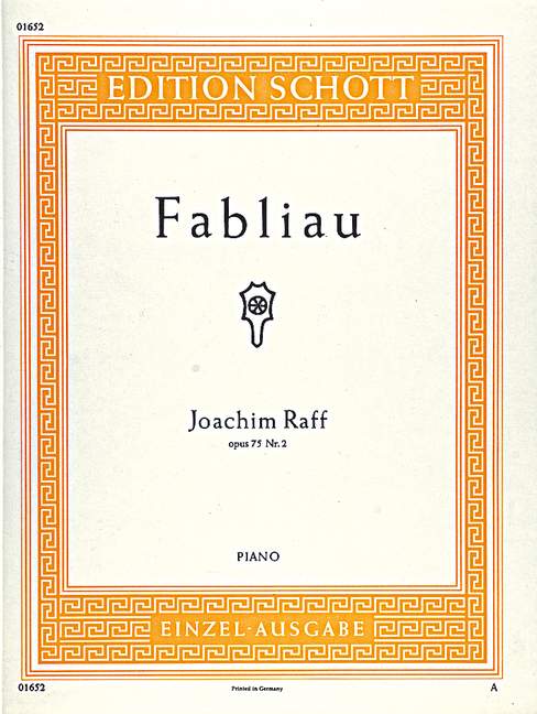 Fabliau Op. 75/2 (RAFF JOSEPH JOACHIM)