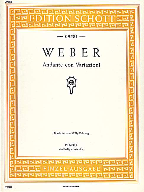 Andante With Variations (WEBER CARL MARIA VON)