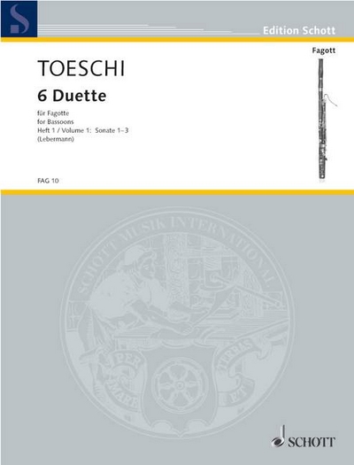 6 Duets Vol.1 (TOESCHI CARL JOSEPH)