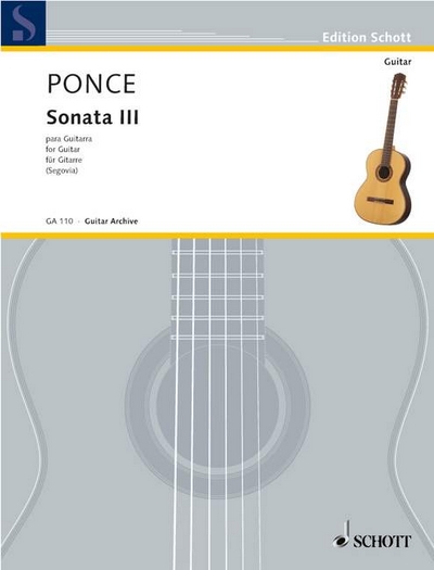 Sonata III (PONCE MANUEL MARIA)