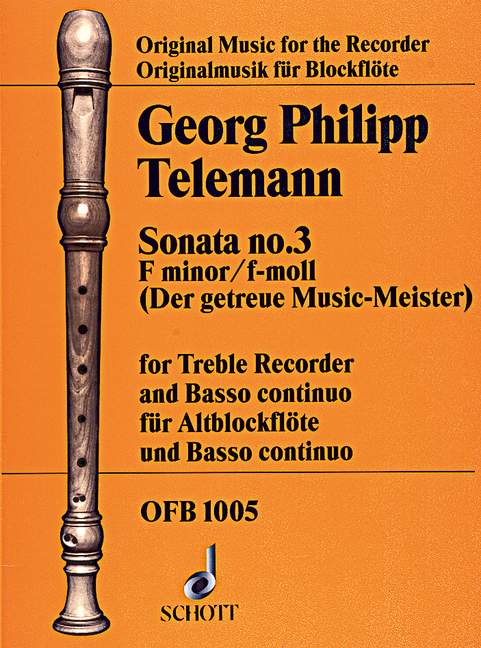 Sonata #3 F Minor (TELEMANN GEORG PHILIPP)